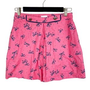 UO Cooperative Pink Bow Print Mini Skirt